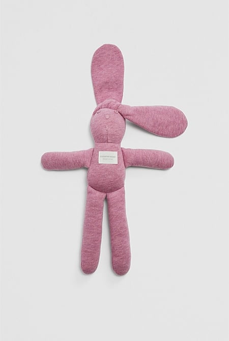 Organically Grown Cotton Rib Stripe Bunny
