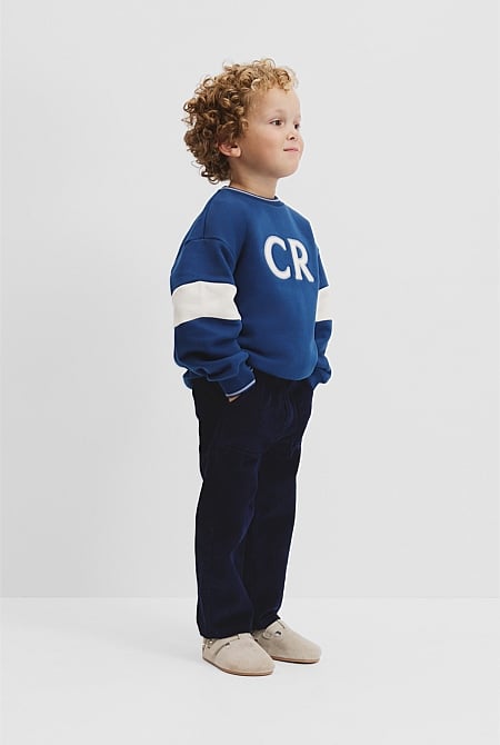 Organically Grown Cotton Country Road Panelled Sweat