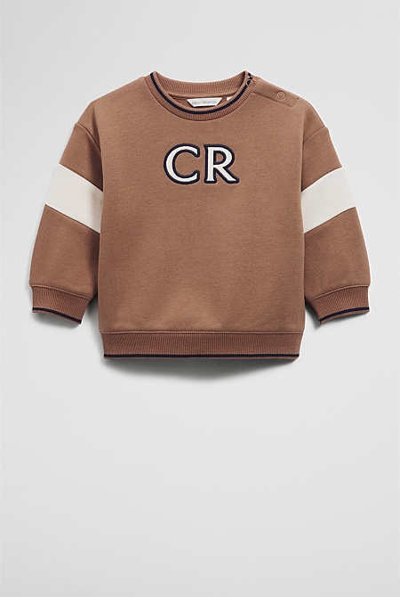 Oversized CR Panelled Sweat