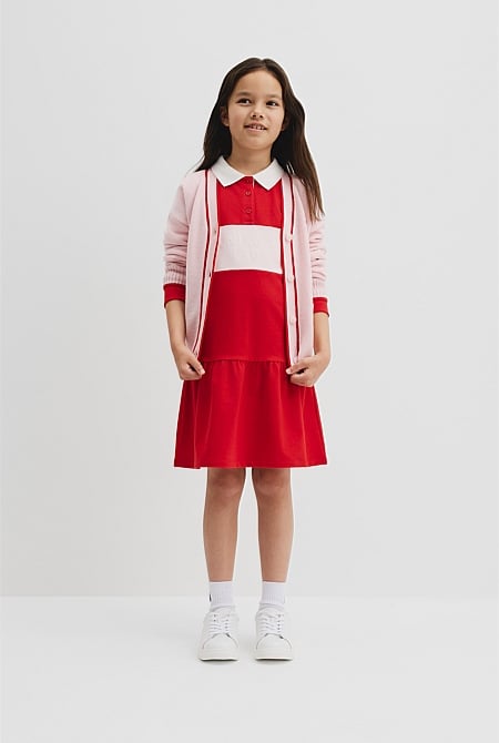Organically Grown Cotton Logo Rugby Dress