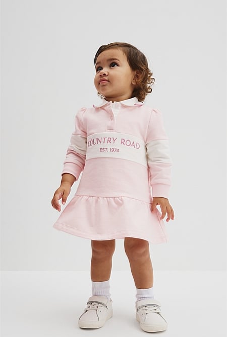Organically Grown Cotton Logo Rugby Dress