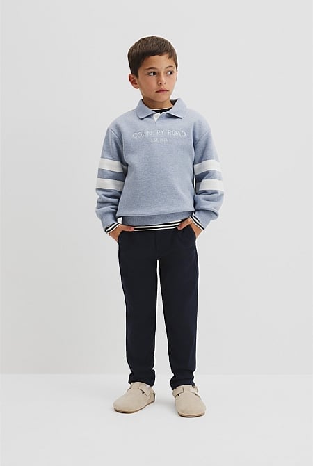 Organically Grown Cotton Collared Sweat