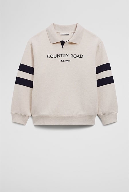 Organically Grown Cotton Collared Sweat