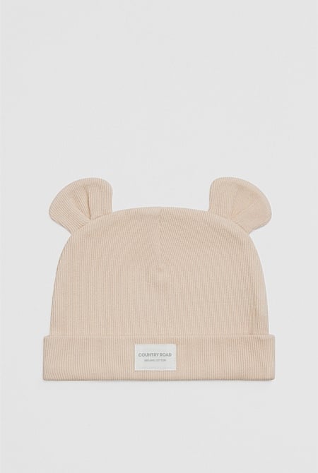 Organically Grown Cotton Rib Beanie