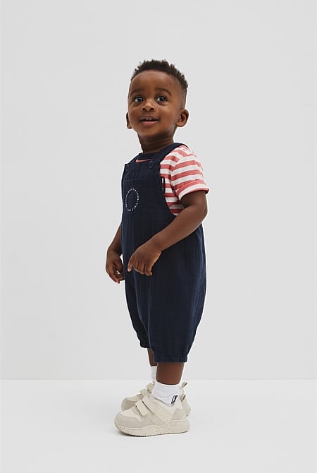 Textured Unisex Overall