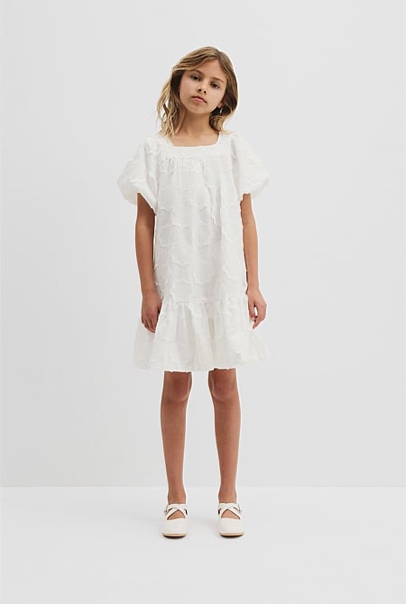 Embroidered Floral Mini Dress