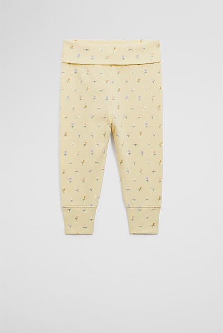 Organically Grown Cotton Fold Over Soft Pant