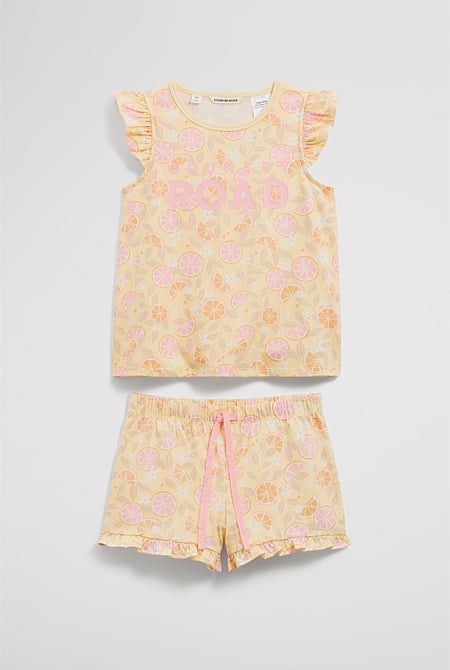 Frill Fruit PJ Set