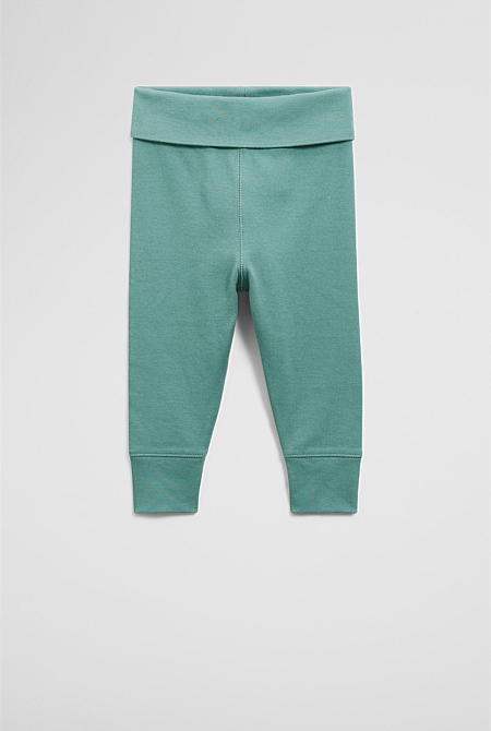 Organically Grown Cotton Fold-Over Soft Pant