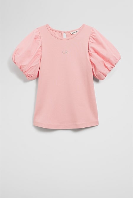 Bubble Sleeve T-Shirt