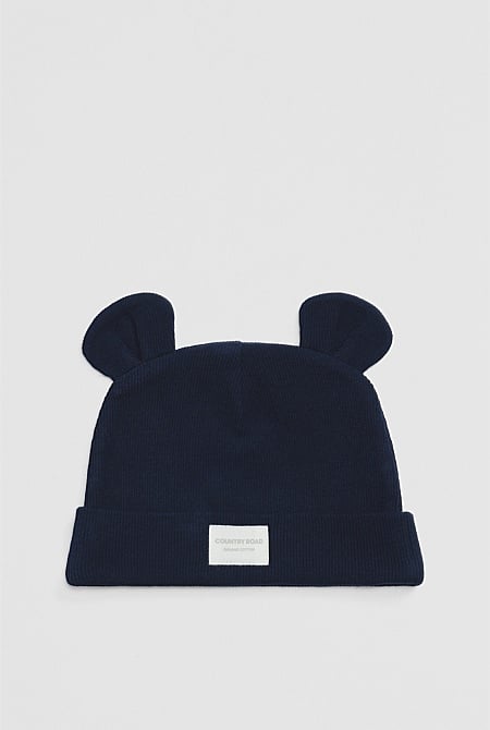 Organically Grown Cotton Rib Beanie