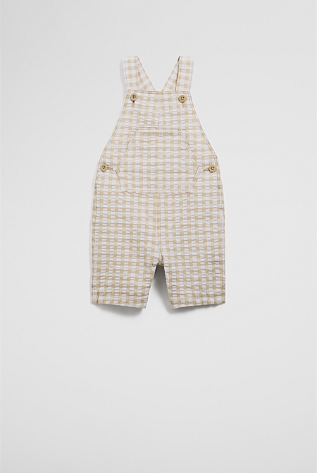 Gingham Overalls