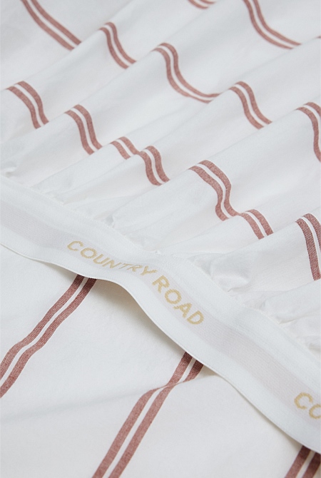 Goldie Australian Cotton Double Fitted Sheet