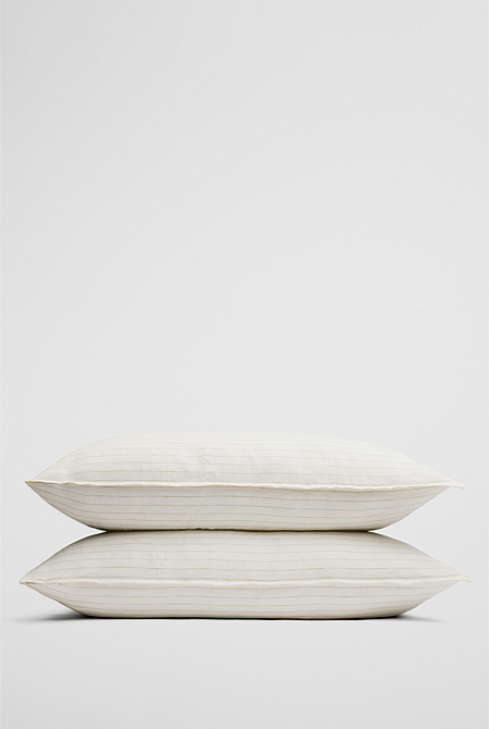 Skye Organically Grown Linen King Pillowcase Pair