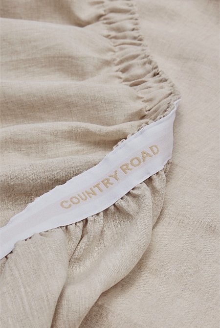 Skye Organically Grown Linen Queen Fitted Sheet