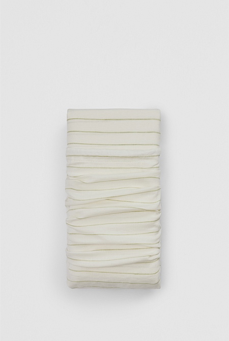 Skye Organically Grown Linen Queen Flat Sheet