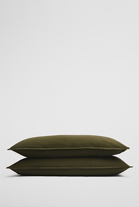 Brae Australian Cotton Pillowcase Pair