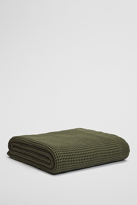 Monti Australian Cotton Waffle Blanket