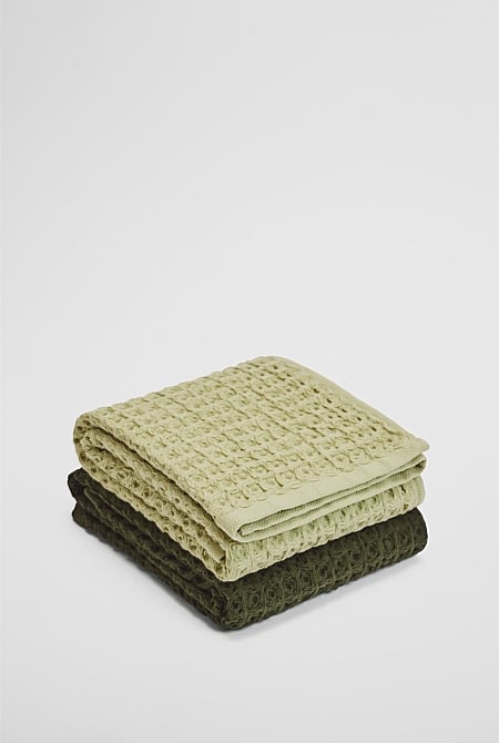 Meeka Verified Australian Cotton Tea Towel Pack of 2