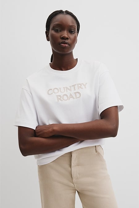 Australian Cotton Monogram T-Shirt