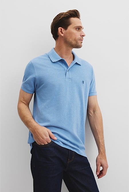 Verified Australian Cotton Pique Polo