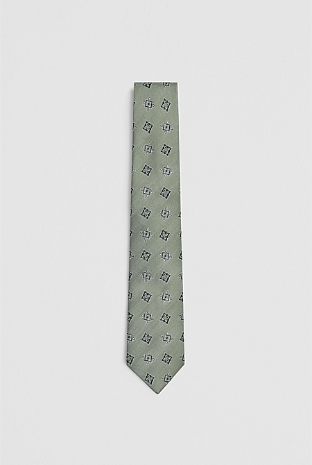 Silk Medallion Tie