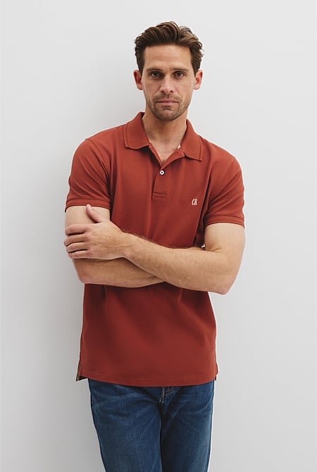 Verified Australian Cotton Pique Polo