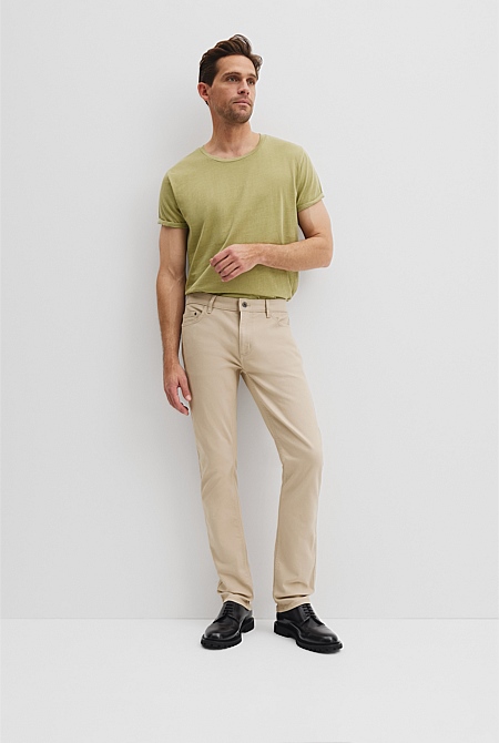 Twill Five-Pocket Pant