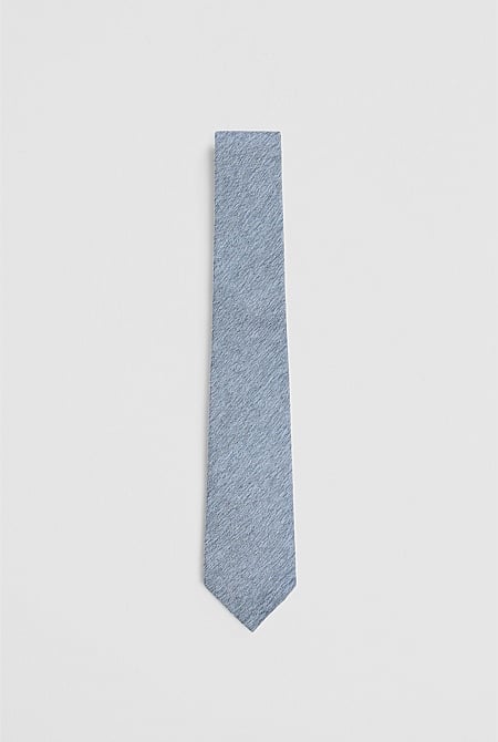 Silk Linen Textured Tie