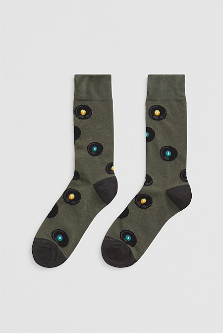 Music Records Socks