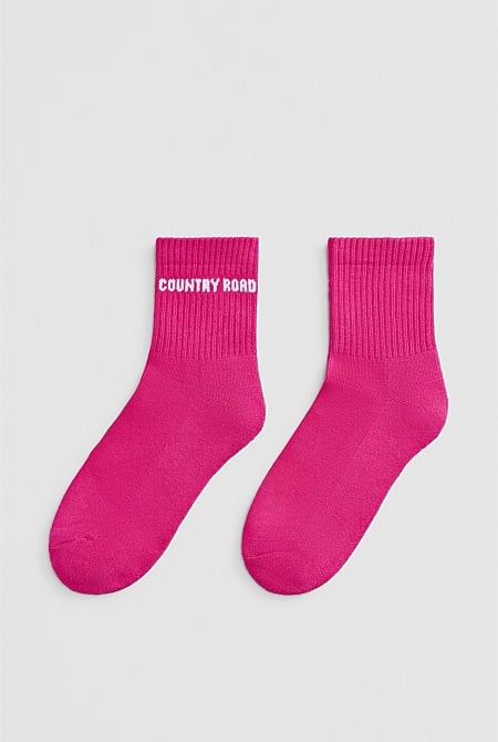 Australian Cotton Blend CR Sport Quarter Crew Sock