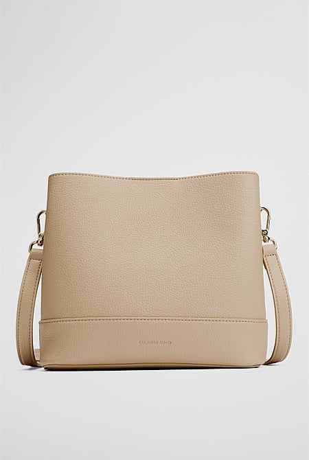 Zip Top Bucket Bag