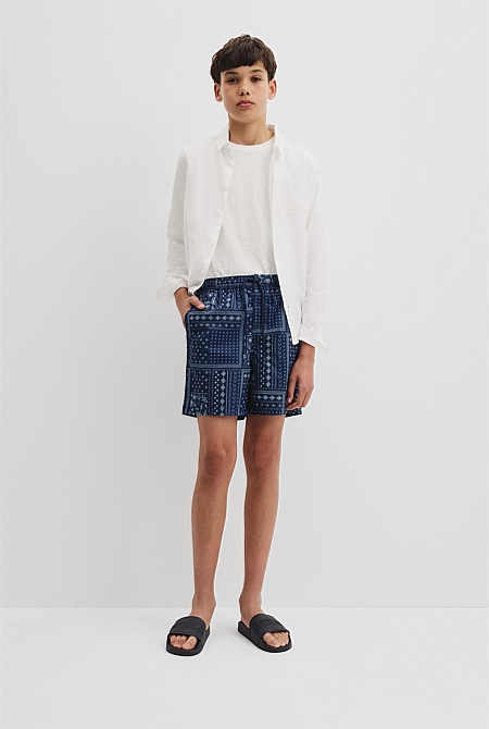 Paisley Print Bshort