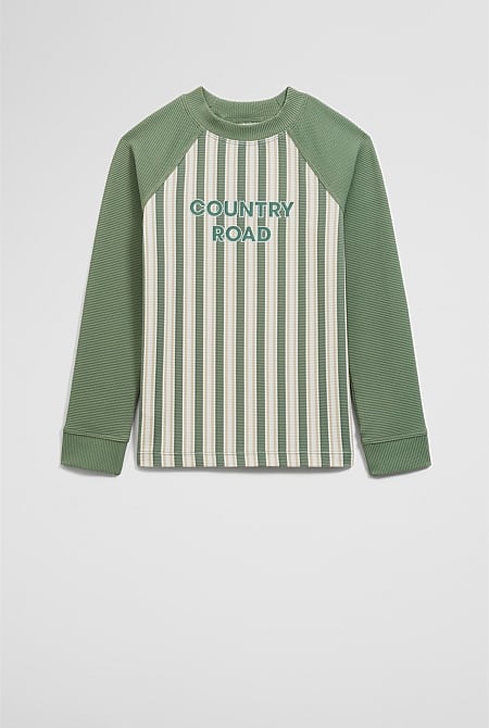 Stripe Logo Rash Vest