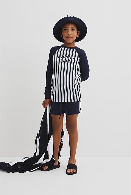 Stripe Logo Rash Vest