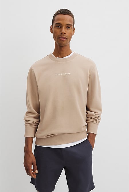 Australian Cotton Modern Logo Sweat