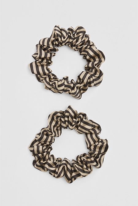 Silk Scrunchie Pack of 2
