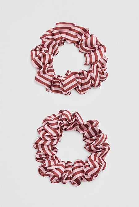 Silk Scrunchie Pack of 2