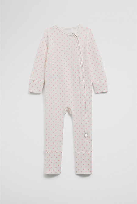 Organically Grown Cotton Waffle Jumpsuit