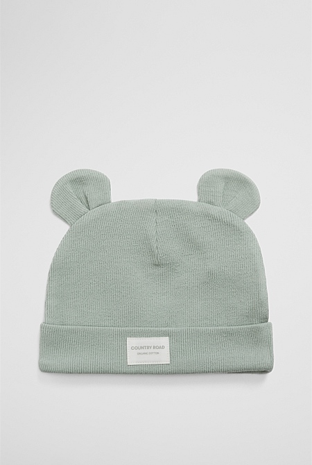 Organically Grown Cotton Rib Beanie