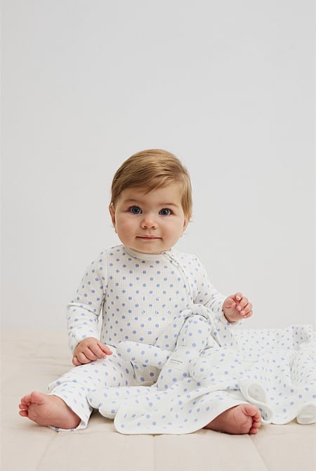 Organically Grown Cotton Waffle Jumpsuit