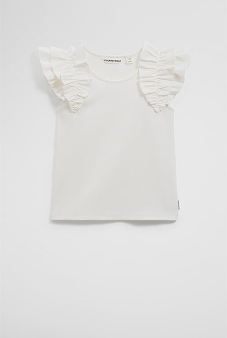 Ruffle Sleeve Tank