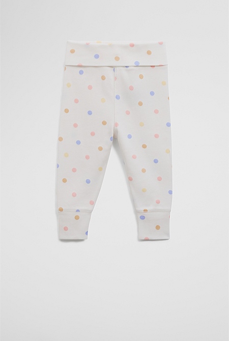 Organically Grown Cotton Fold-Over Soft Pant