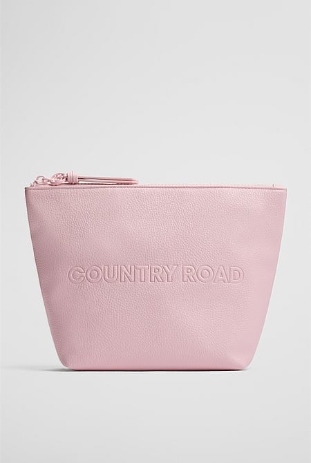 Branded Detail Tri Cosmetic Bag