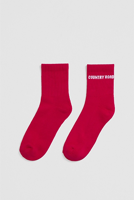 Australian Cotton Blend CR Sport Quarter Crew Sock