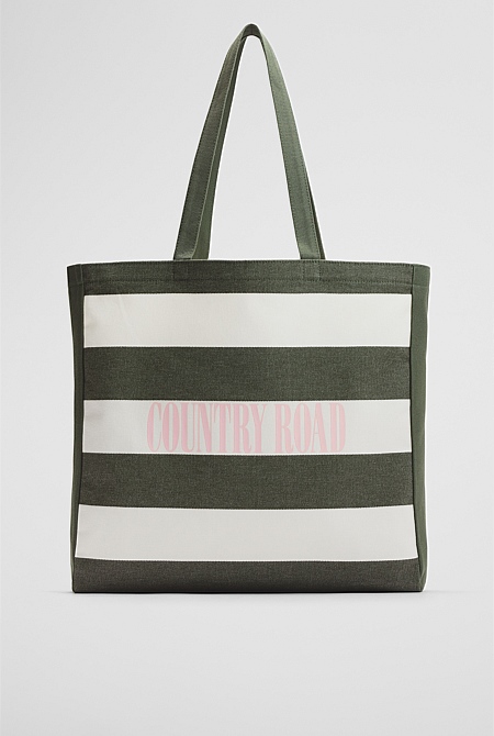 Australian Cotton Embroidered Heritage Shopper