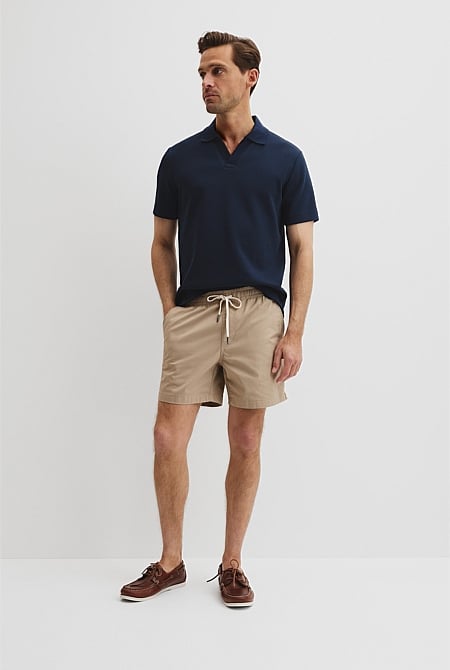 Australian Cotton Waffle Polo