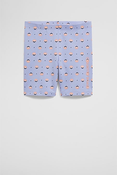 Organically Grown Cotton Blend Bike Short