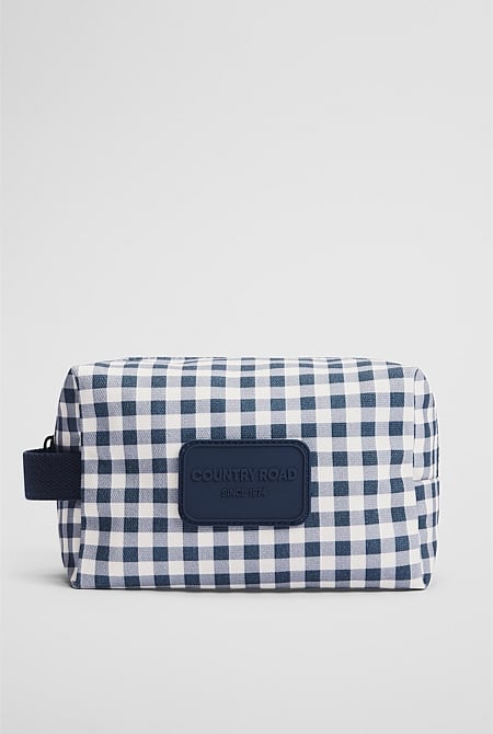 Gingham Wash Bag