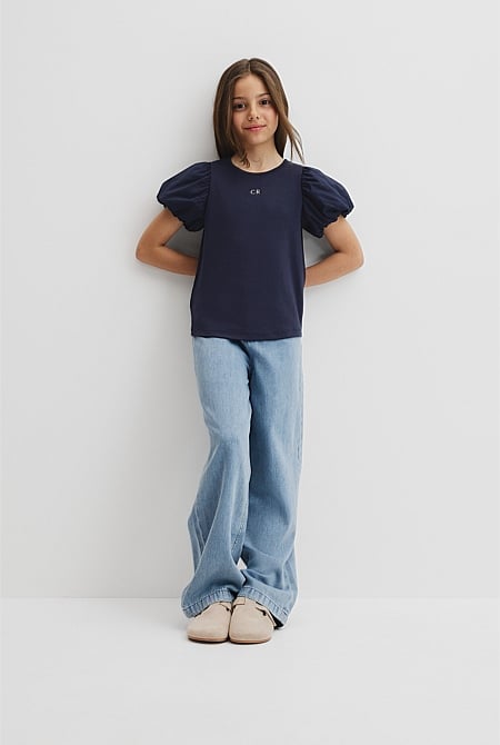 Bubble Sleeve T-Shirt